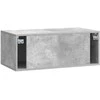 TV staliukas Sieninė TV spintelė Betono pilka 78,5 x 41 x 30 cm