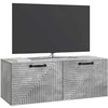 TV staliukas Sieninė TV spintelė Betono pilka 78,5 x 31 x 30 cm
