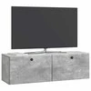 TV staliukas Sieninė TV spintelė 98 x 31 x 30 cm Betono pilka