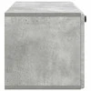 TV staliukas Sieninė TV spintelė 98 x 31 x 30 cm Betono pilka