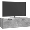 TV staliukas Sieninė TV spintelė Betono pilka 98 x 31 x 30 cm