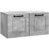 TV staliukas Sieninė TV spintelė Betono pilka 59,5 x 31 x 30 cm