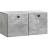 TV staliukas Sieninė TV spintelė 59,5 x 31 x 30 cm Betono pilka