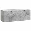 TV staliukas Sieninė TV spintelė Betono pilka 78,5 x 31 x 30 cm