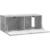 TV staliukas Sieninė TV spintelė Betono pilka 78,5 x 31 x 30 cm