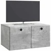TV staliukas Sieninė TV spintelė 59,5 x 41 x 30 cm Betono pilka