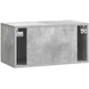 TV staliukas Sieninė TV spintelė Betono pilka 59,5 x 31 x 30 cm