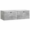 TV staliukas Sieninė TV spintelė 98 x 41 x 30 cm Betono pilka