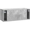 TV staliukas Sieninė TV spintelė 78,5 x 31 x 30 cm Betono pilka
