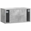 TV staliukas Sieninė TV spintelė Betono pilka 59,5 x 31 x 30 cm