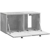 TV staliukas Sieninė TV spintelė 59,5 x 31 x 30 cm Betono pilka