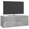 TV staliukas Sieninė TV spintelė Betono pilka 78,5 x 31 x 30 cm