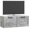 TV staliukas Sieninė TV spintelė Betono pilka 78,5 x 31 x 30 cm