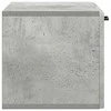 TV staliukas Sieninė TV spintelė Betono pilka 59,5 x 31 x 30 cm