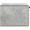 TV staliukas Sieninė TV spintelė 59,5 x 41 x 30 cm Betono pilka