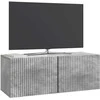 TV staliukas Sieninė TV spintelė Betono pilka 78,5 x 31 x 30 cm