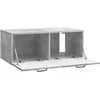 TV staliukas Sieninė TV spintelė Betono pilka 78,5 x 41 x 30 cm