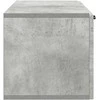 TV staliukas Sieninė TV spintelė Betono pilka 98 x 31 x 30 cm