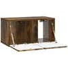 TV staliukas Sieninė TV spintelė Dūminio ąžuolo 59,5 x 31 x 30 cm