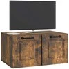 TV staliukas Sieninė TV spintelė Dūminio ąžuolo 59,5 x 41 x 30 cm