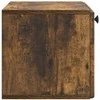TV staliukas Sieninė TV spintelė 59,5 x 31 x 30 cm Dūminio ąžuolo