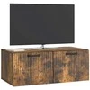 TV staliukas Sieninė TV spintelė Dūminio ąžuolo 78,5 x 41 x 30 cm