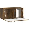 TV staliukas Sieninė TV spintelė Dūminio ąžuolo 59,5 x 31 x 30 cm