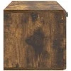 TV staliukas Sieninė TV spintelė 98 x 31 x 30 cm Dūminio ąžuolo