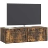 TV staliukas Sieninė TV spintelė Dūminio ąžuolo 98 x 41 x 30 cm