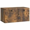 TV staliukas Sieninė TV spintelė 59,5 x 31 x 30 cm Dūminio ąžuolo