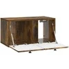 TV staliukas Sieninė TV spintelė 59,5 x 31 x 30 cm Dūminio ąžuolo