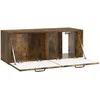 TV staliukas Sieninė TV spintelė Dūminio ąžuolo 78,5 x 31 x 30 cm
