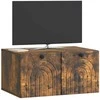 TV staliukas Sieninė TV spintelė Dūminio ąžuolo 59,5 x 41 x 30 cm