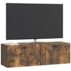 TV staliukas Sieninė TV spintelė Dūminio ąžuolo 98 x 31 x 30 cm