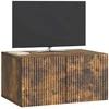 TV staliukas Sieninė TV spintelė Dūminio ąžuolo 59,5 x 41 x 30 cm