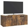 TV staliukas Sieninė TV spintelė Dūminio ąžuolo 78,5 x 31 x 30 cm