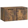 TV staliukas Sieninė TV spintelė Dūminio ąžuolo 59,5 x 31 x 30 cm