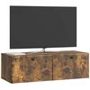 TV staliukas Sieninė TV spintelė 98 x 41 x 30 cm Dūminio ąžuolo