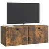 TV staliukas Sieninė TV spintelė 78,5 x 31 x 30 cm Dūminio ąžuolo