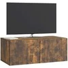 TV staliukas Sieninė TV spintelė Dūminio ąžuolo 78,5 x 41 x 30 cm