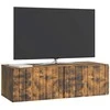TV staliukas Sieninė TV spintelė Dūminio ąžuolo 98 x 41 x 30 cm