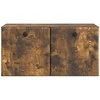 TV staliukas Sieninė TV spintelė 59,5 x 31 x 30 cm Dūminio ąžuolo