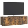 TV staliukas Sieninė TV spintelė 98 x 31 x 30 cm Dūminio ąžuolo