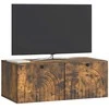 TV staliukas Sieninė TV spintelė Dūminio ąžuolo 78,5 x 41 x 30 cm