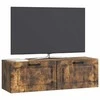 TV staliukas Sieninė TV spintelė Dūminio ąžuolo 98 x 31 x 30 cm