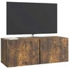 TV staliukas Sieninė TV spintelė Dūminio ąžuolo 78,5 x 31 x 30 cm