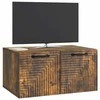TV staliukas Sieninė TV spintelė Dūminio ąžuolo 59,5 x 41 x 30 cm