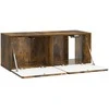TV staliukas Sieninė TV spintelė Dūminio ąžuolo 78,5 x 31 x 30 cm
