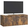 TV staliukas Sieninė TV spintelė Dūminio ąžuolo 78,5 x 31 x 30 cm