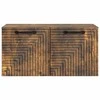 TV staliukas Sieninė TV spintelė Dūminio ąžuolo 59,5 x 31 x 30 cm